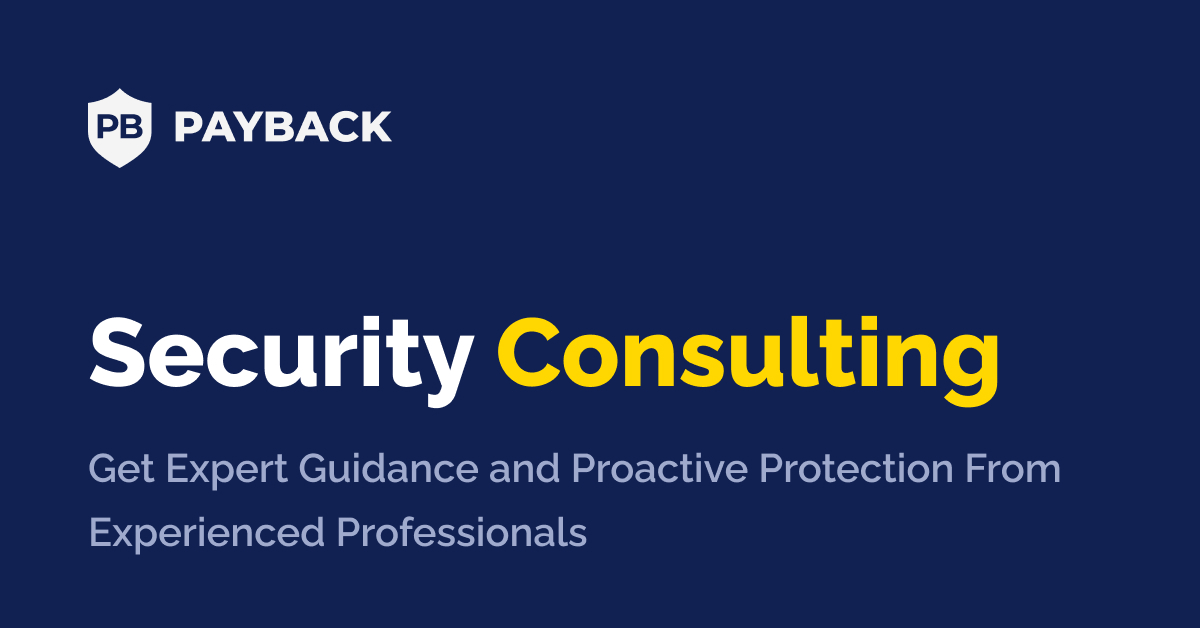 Security Consulting - Payback